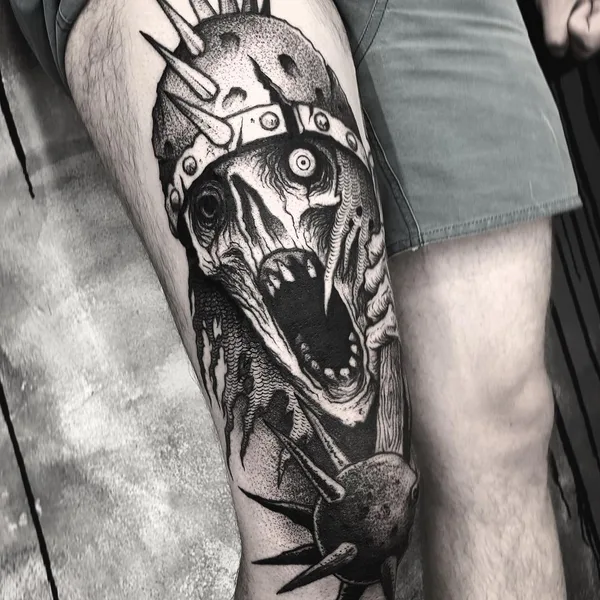 Хоррор tattoo by Maldenti in Berlin