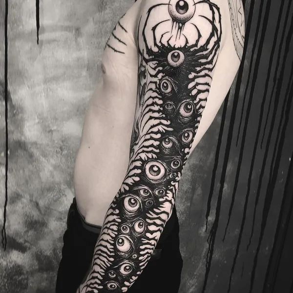 Хоррор tattoo by Maldenti in Berlin