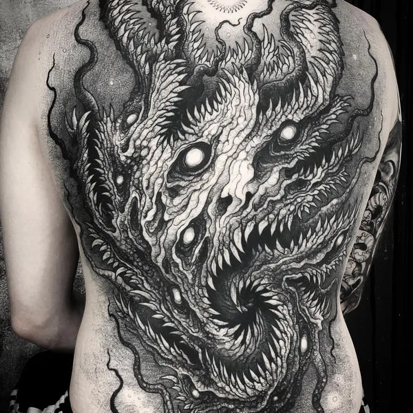Хоррор tattoo by Maldenti in Berlin