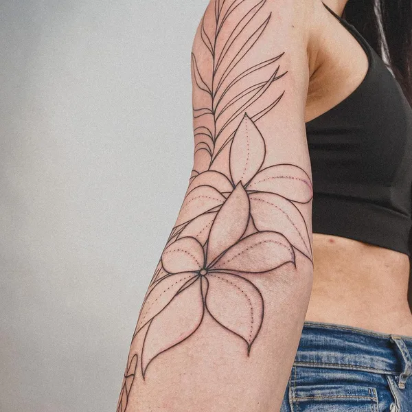 Graphic tattoo by Игорь in Казань