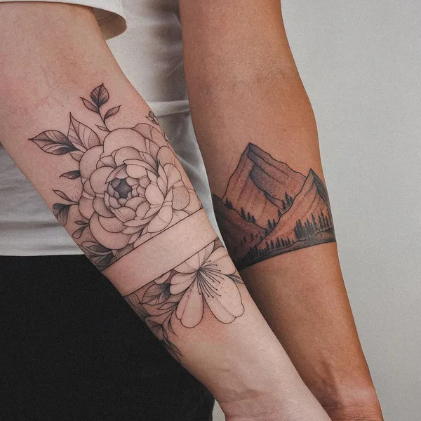 Graphic tattoo by Игорь in Казань