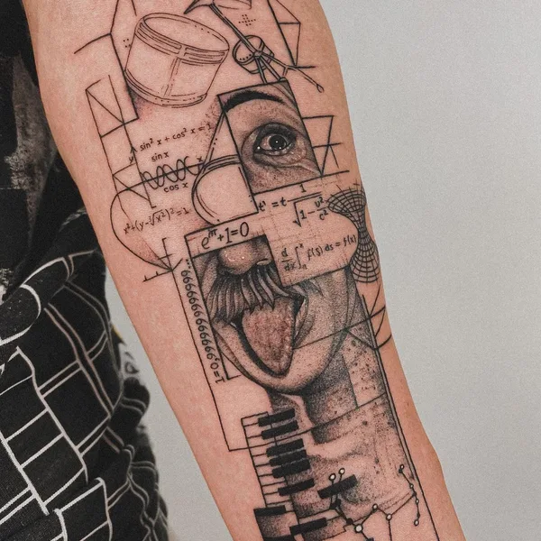 Graphic tattoo by Игорь in Казань