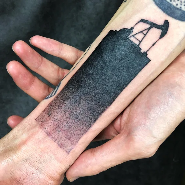 Graphic tattoo by Юля Белова in Казань