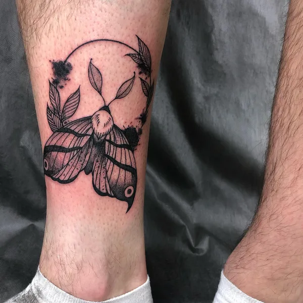 Graphic tattoo by Юля Белова in Казань
