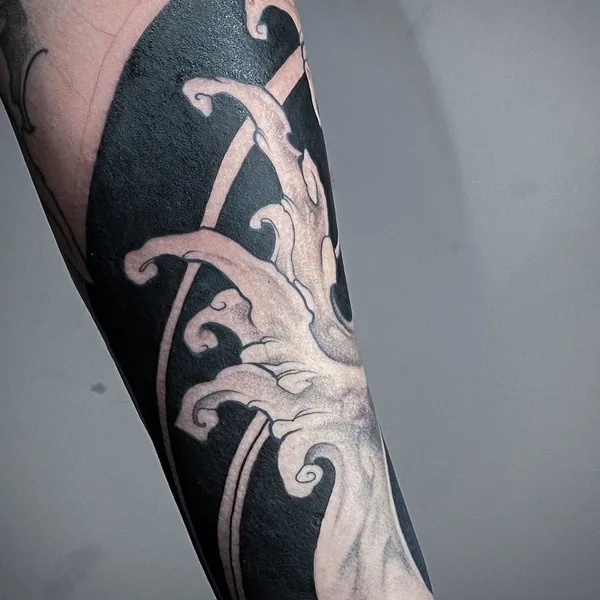 Abstract tattoo by Арсений Ложкин in Казань