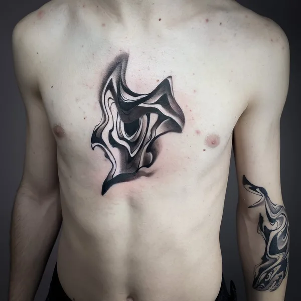 Abstract tattoo by Арсений Ложкин in Казань