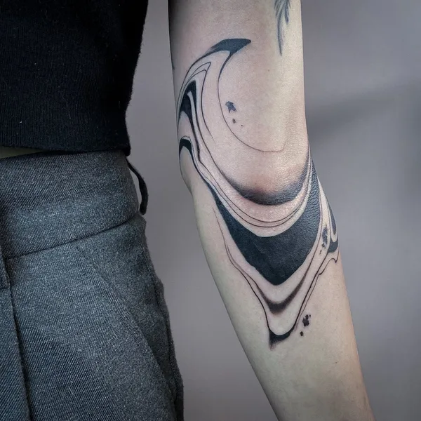 Abstract tattoo by Арсений Ложкин in Казань