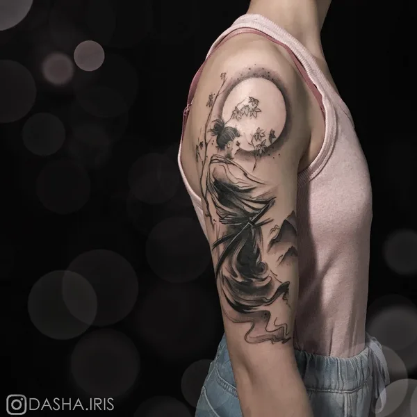 Sketch tattoo by Даша Ирис in Казань