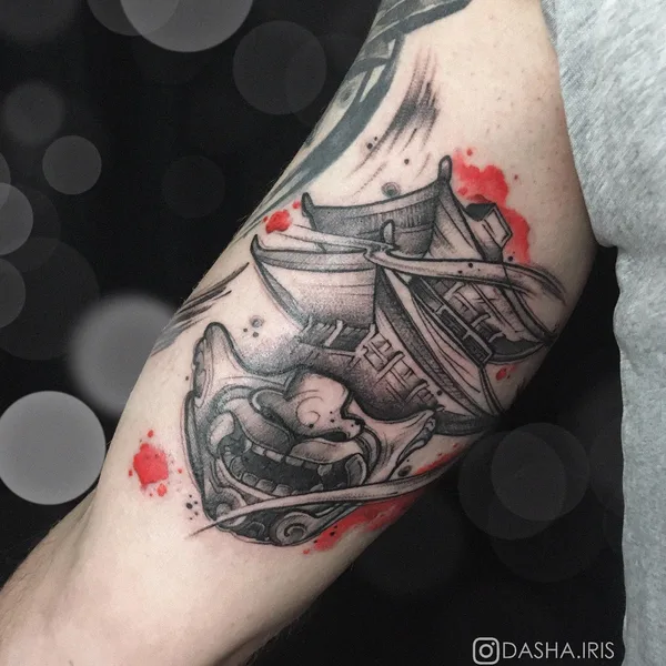 Sketch tattoo by Даша Ирис in Казань