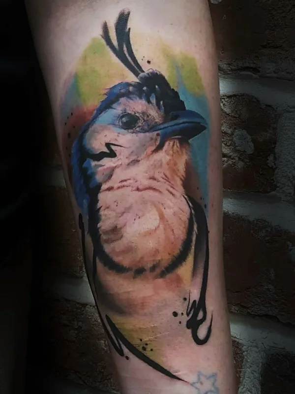 color watercolor tattoo on forearm #50300 | Tattoo Artist Артем