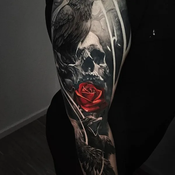 Portrait tattoo by Никита Ерахтин in Казань