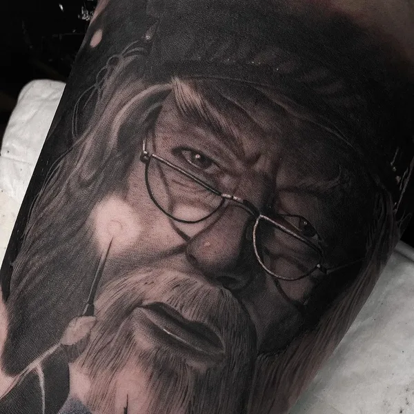 Portrait tattoo by Никита Ерахтин in Казань