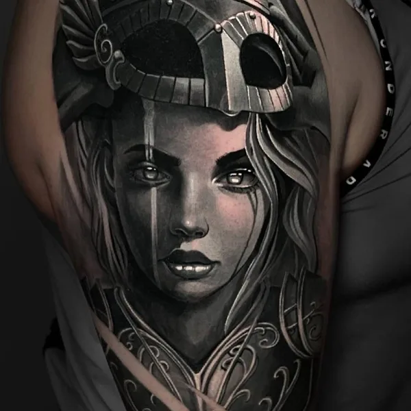 Portrait tattoo by Никита Ерахтин in Казань