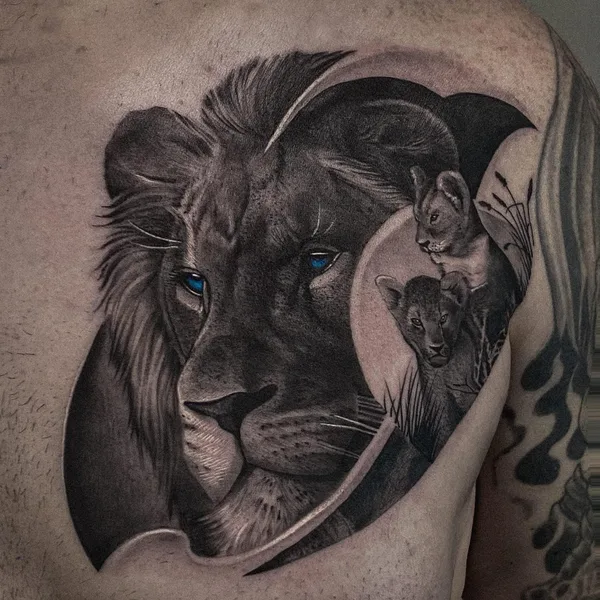 Portrait tattoo by Никита Ерахтин in Казань
