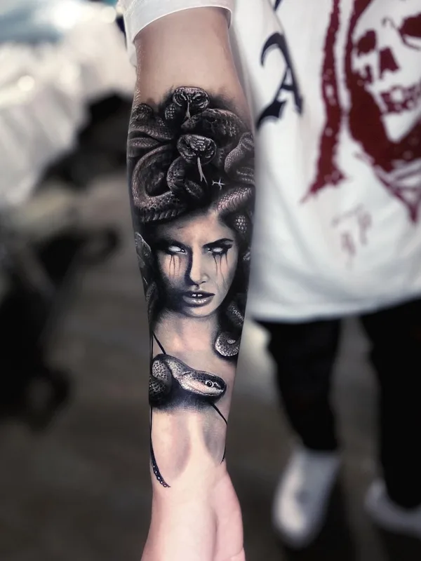 black and grey realism 타투 부위 forearm #63919 | 타투이스트 Marcel Oliveira