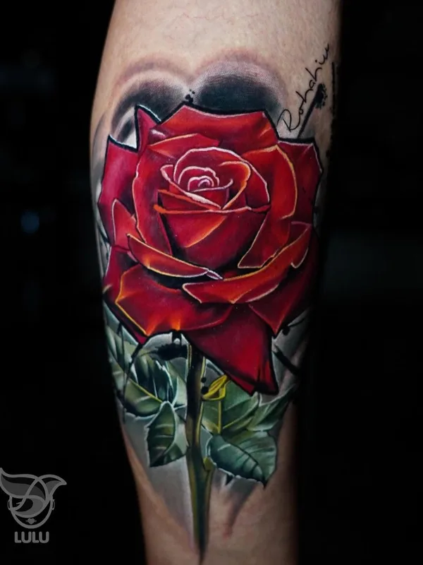color realism татуировка на calf #63954 | Тату мастер @lulutattooart