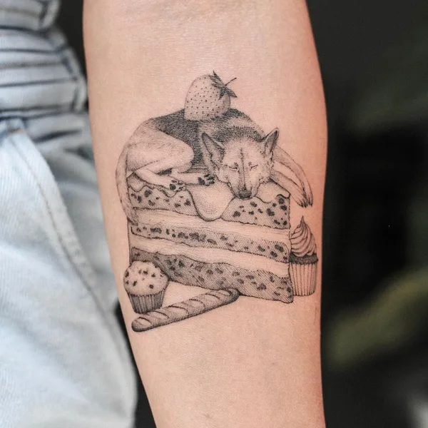 Fine Line tattoo by Karry Ka-Ying Poon in Miami