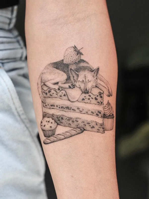black and grey sketch 타투 부위 forearm #63964 | 타투이스트 Karry Ka-Ying Poon
