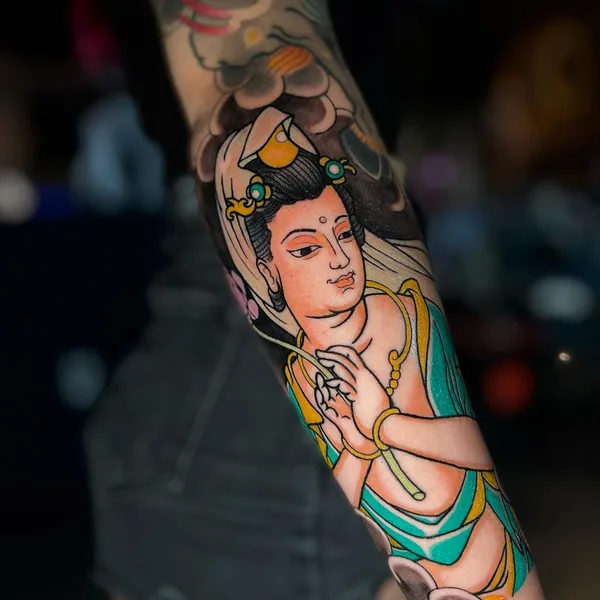 Neo Traditional tattoo by Max Rodriguez in Miami