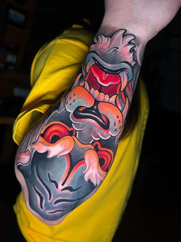 color neo traditional Tatuagem em forearm #64001 | Tatuador Max Rodriguez