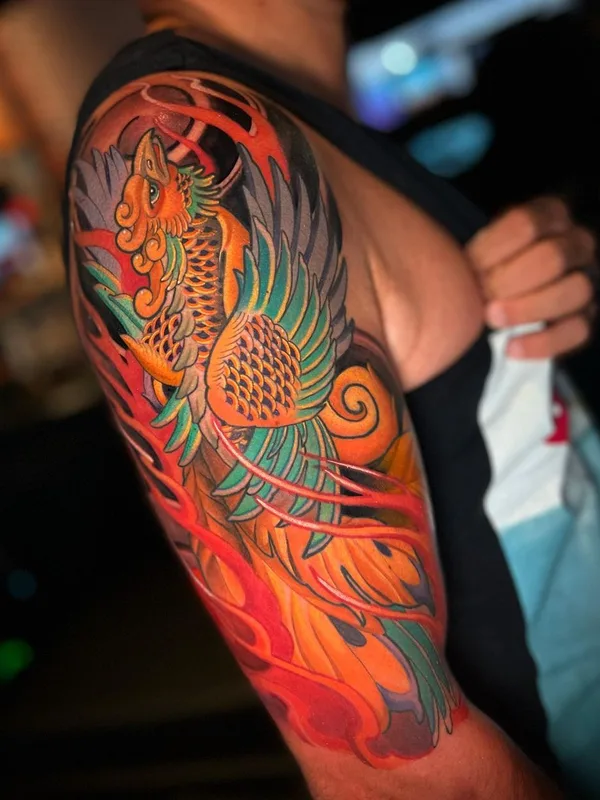 color japanese Tatuagem em full sleeve #63993 | Tatuador Max Rodriguez
