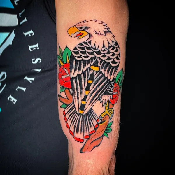 Traditional tattoo by Chris Tamborelli in Miami