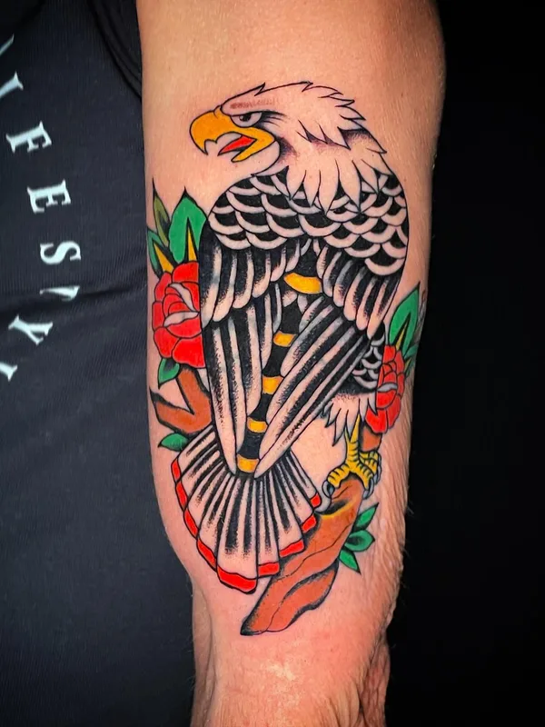 color traditional 타투 부위 forearm #64007 | 타투이스트 Chris Tamborelli
