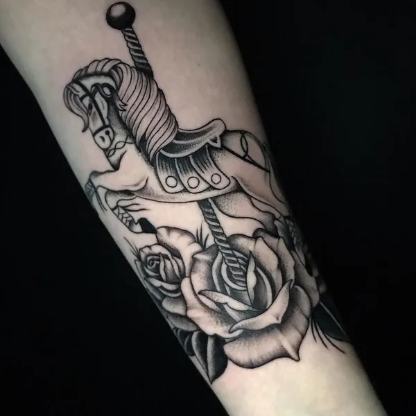 Traditional tattoo by Chris Tamborelli in Miami