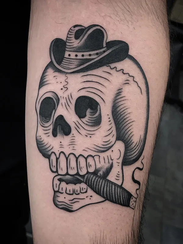 black and grey traditional 타투 부위 forearm #64004 | 타투이스트 Chris Tamborelli