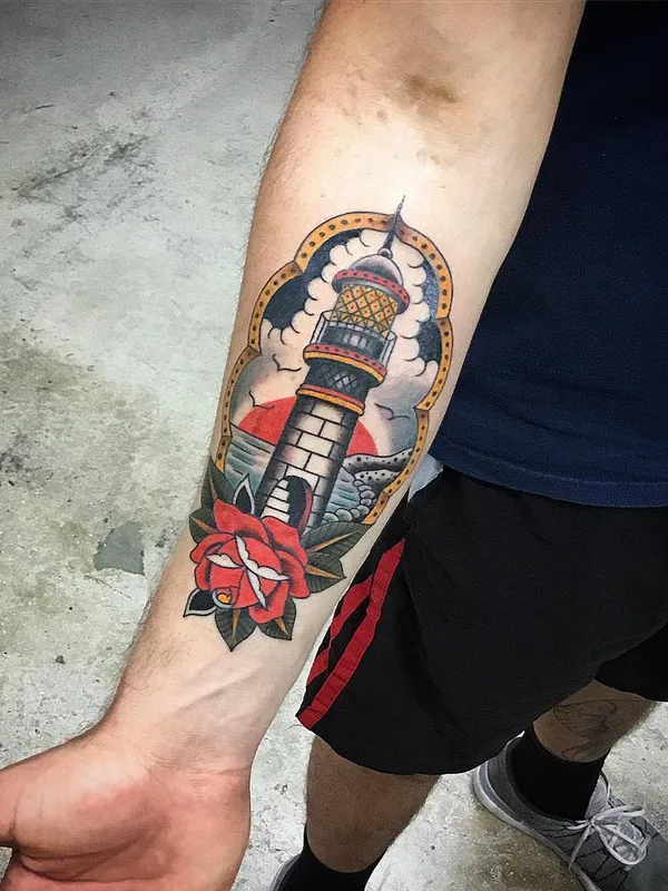 color traditional 타투 부위 forearm #64003 | 타투이스트 Chris Tamborelli