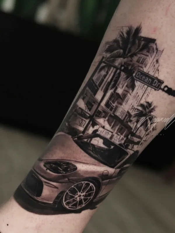 black and grey realism tattoo on forearm #64028 | Tattoo Artist Fabiano Nogarolli