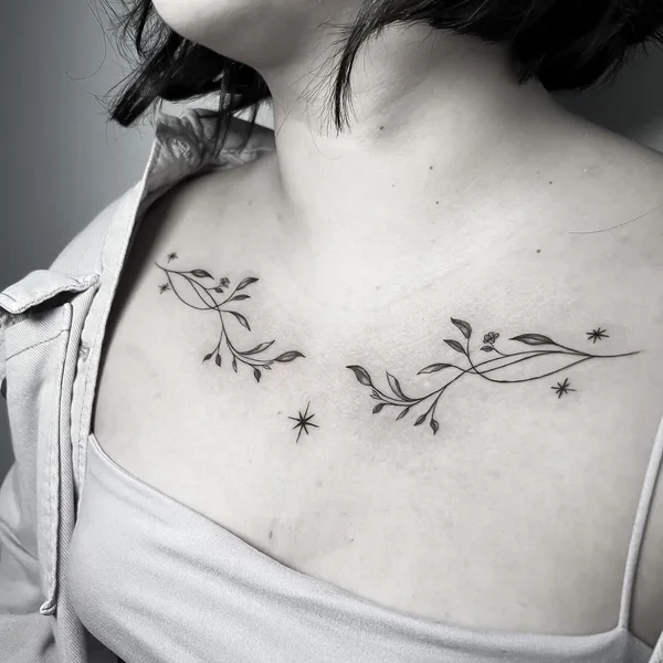 Geometric tattoo by KathePla in Miami
