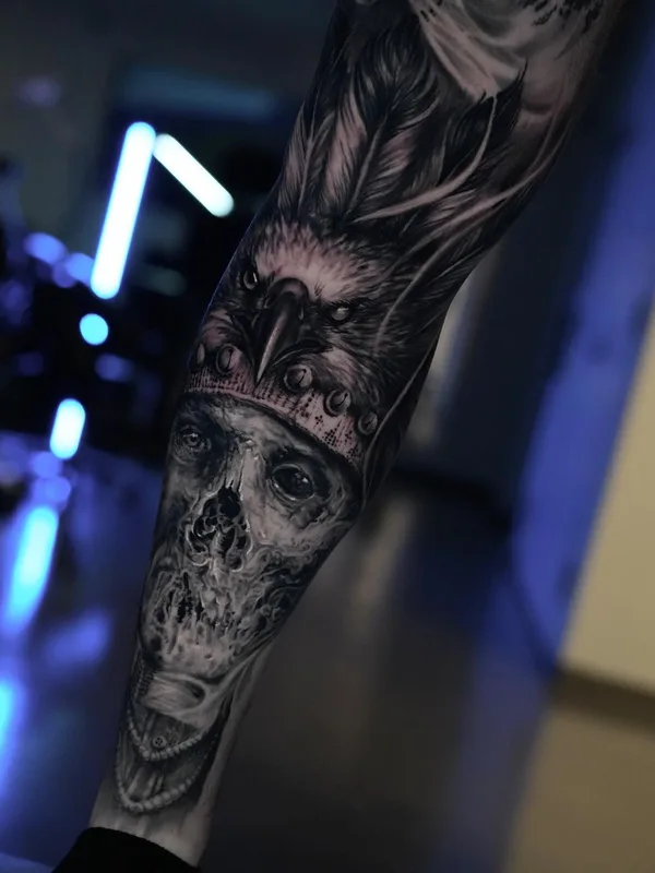 black and grey realism 타투 부위 forearm #64059 | 타투이스트 StevenPM