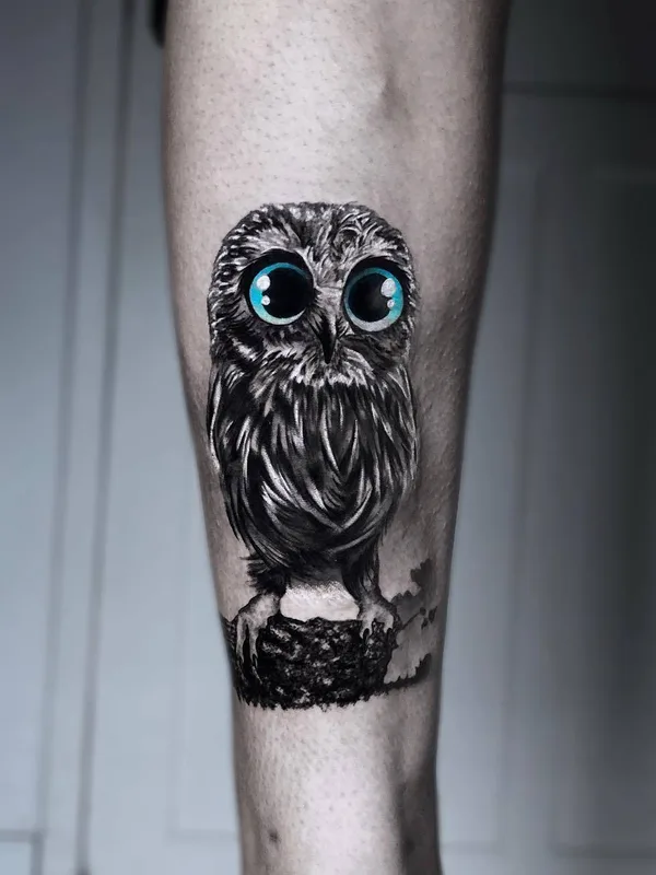 color realism tattoo auf calf #28862 | Tätowierer Walace Sales
