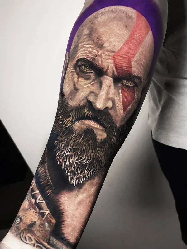 male color realism tattoo auf forearm #28857 | Tätowierer Walace Sales