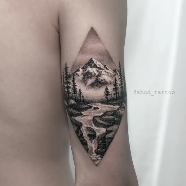 Dotwork tattoo by Anzhelika Steele