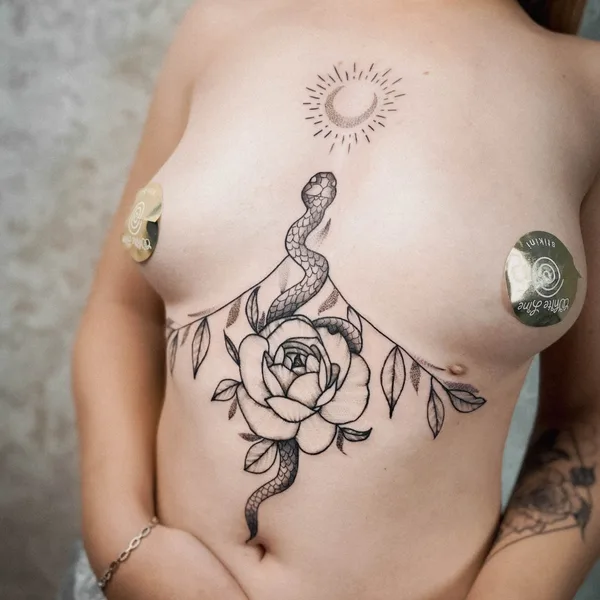 Graphic tattoo by Владислав Пермяков in Кемерово