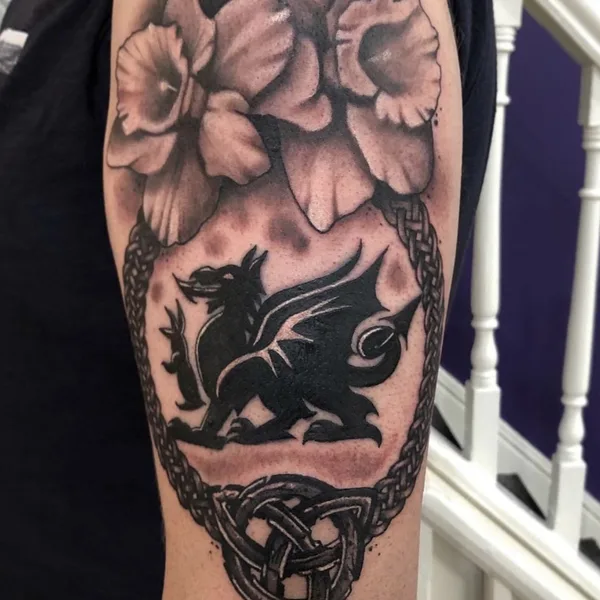Author's Style tattoo by Lowri Elizabeth Rogers in Cardiff