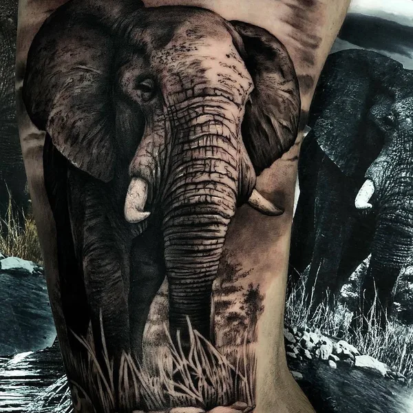 Portrait tattoo by Sergio Fernandez in Málaga
