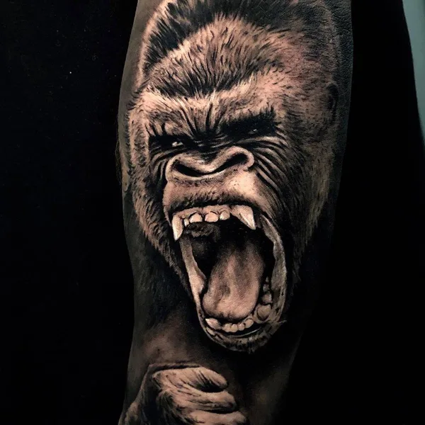 Portrait tattoo by Sergio Fernandez in Málaga