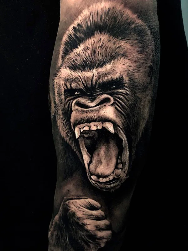 black and grey realism tattoo on forearm #30337 | Tattoo Artist Sergio Fernandez