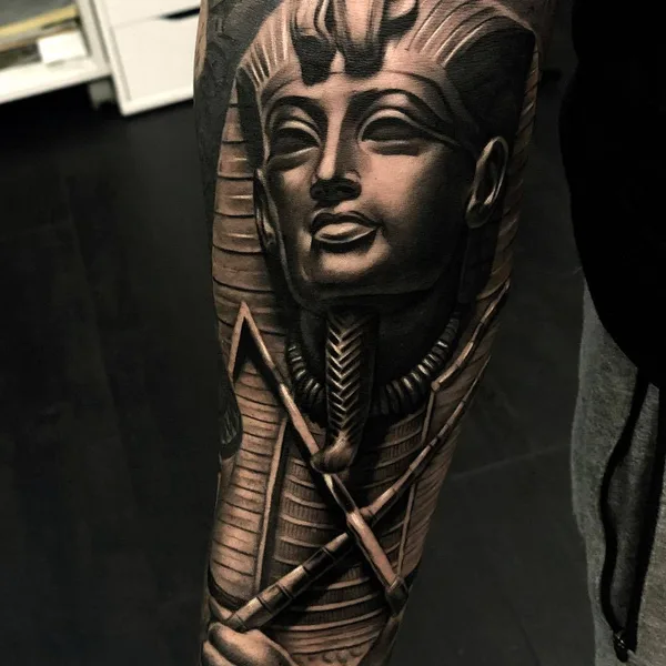 Portrait tattoo by Sergio Fernandez in Málaga