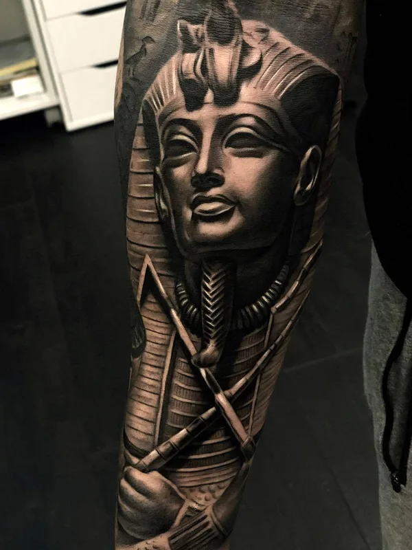 black and grey realism tattoo on forearm #30331 | Tattoo Artist Sergio Fernandez