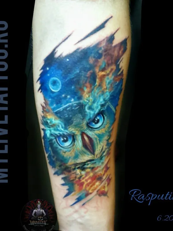 color illustrative 타투 부위 forearm #39986 | 타투이스트 Ruslan Rasputin Руслан Распутин