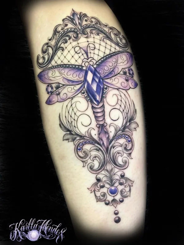 color ornamental tattoo on forearm #40007 | Tattoo Artist Karlla Mendes