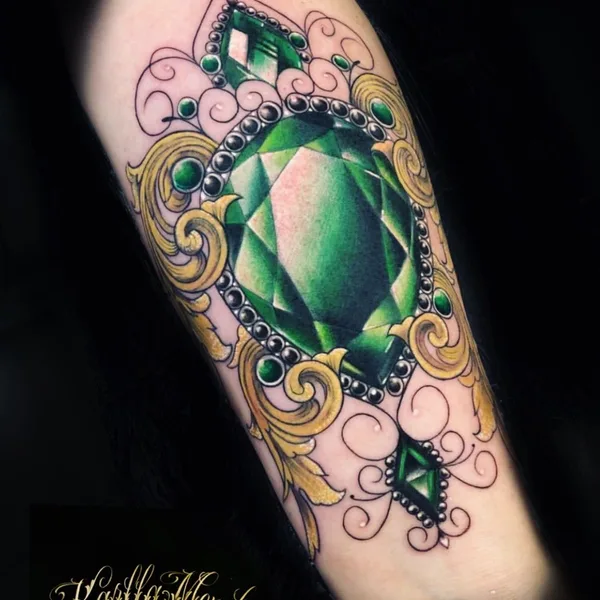 Авторская tattoo by Karlla Mendes in São Paulo