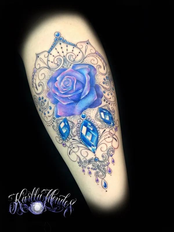 female color realism tattoo on forearm #40010 | Tattoo Artist Karlla Mendes