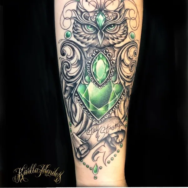 Авторская tattoo by Karlla Mendes in São Paulo