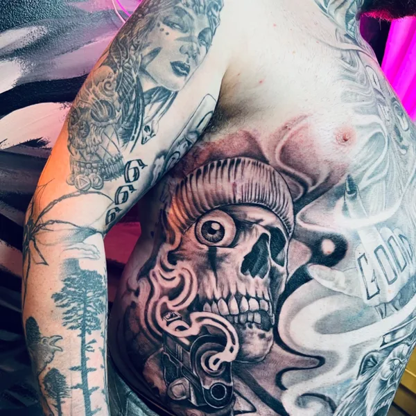 Chicano tattoo by Scott Walker The inkwell in Colchester