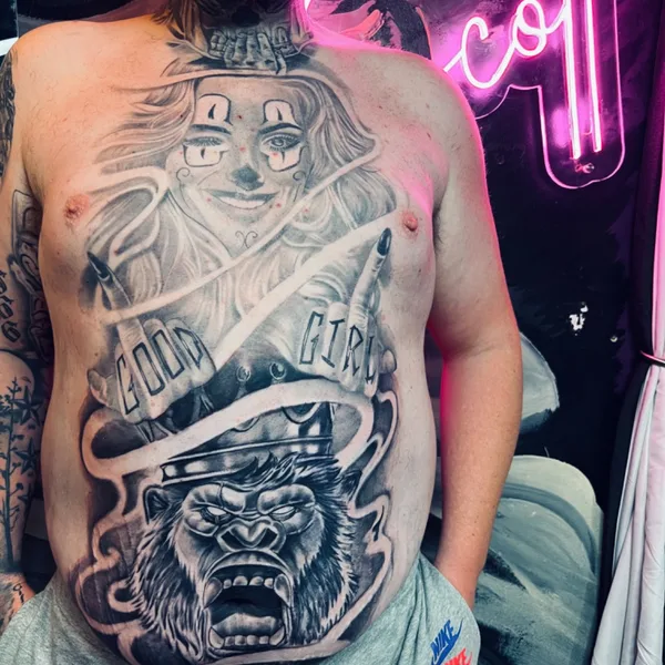 Chicano tattoo by Scott Walker The inkwell in Colchester